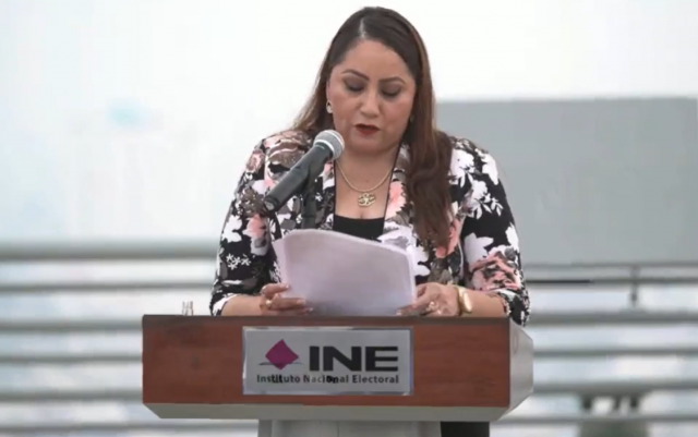 Vocal Ejecutiva de la Junta Local del INE en Nuevo León, Olga Alicia Castro Ramírez