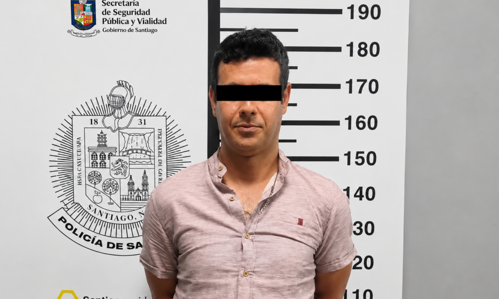Detienen en Santiago a hombre acusado de golpear y amenazar a su pareja