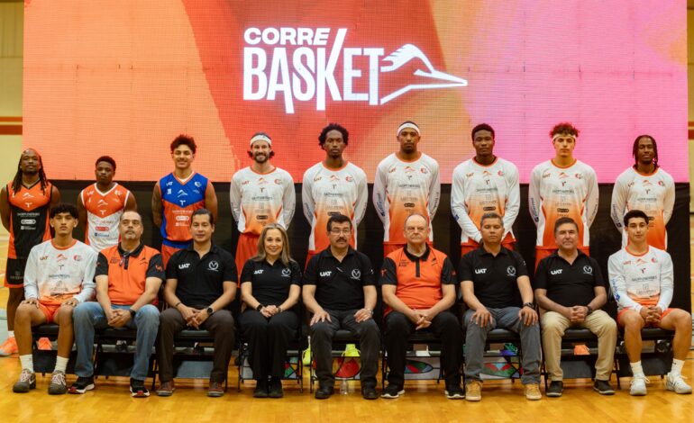 Encabeza Rector presentación oficial del Corre Basket UAT para temporada 2026 de la LNBP