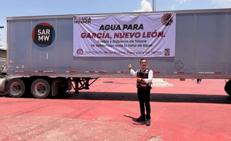 García encabeza alianza metropolitana ante crisis de agua