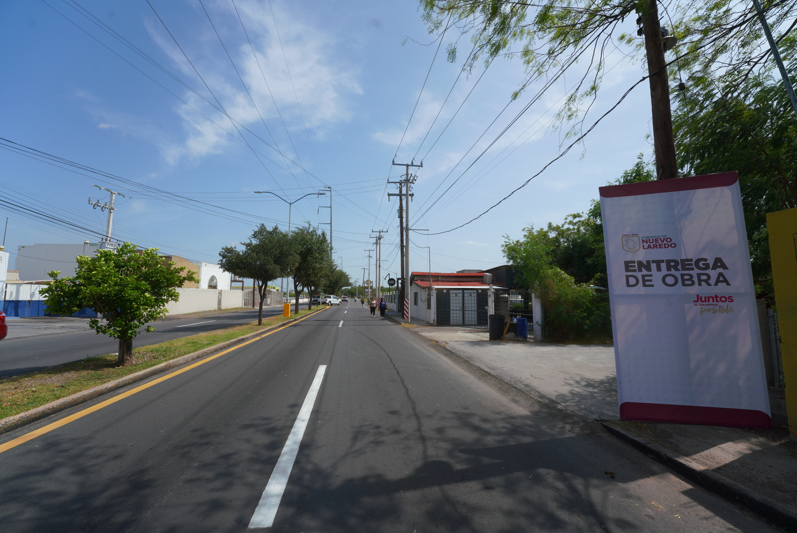 Moderniza Carmen Lilia avenida Ruiz Cortinez; fortalece movilidad en Nuevo Laredo