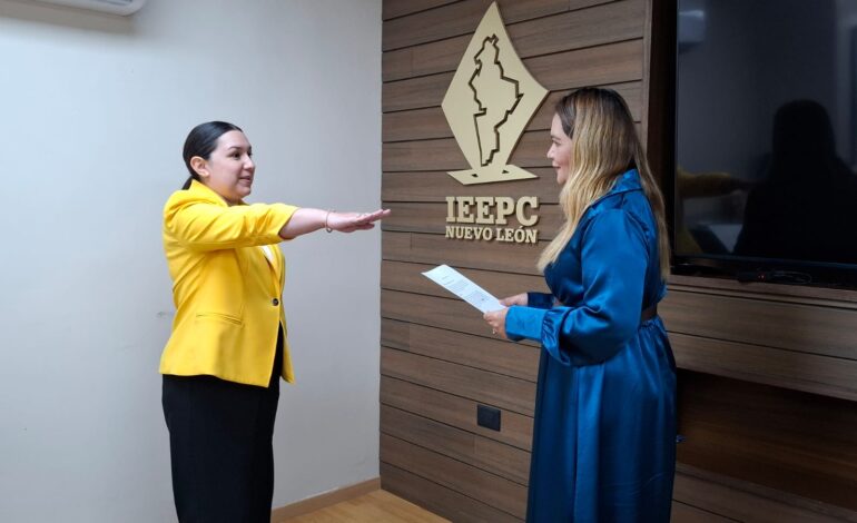 Designa IEEPCNL a Lidia Lozano como encargada de la Secretaría Ejecutiva