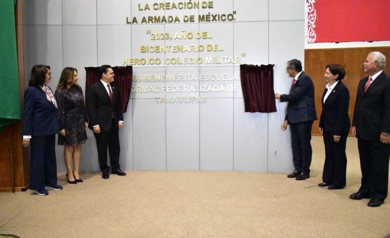 Congreso reconoce 137 años de la Benemérita Escuela Normal Federalizada de Tamaulipas