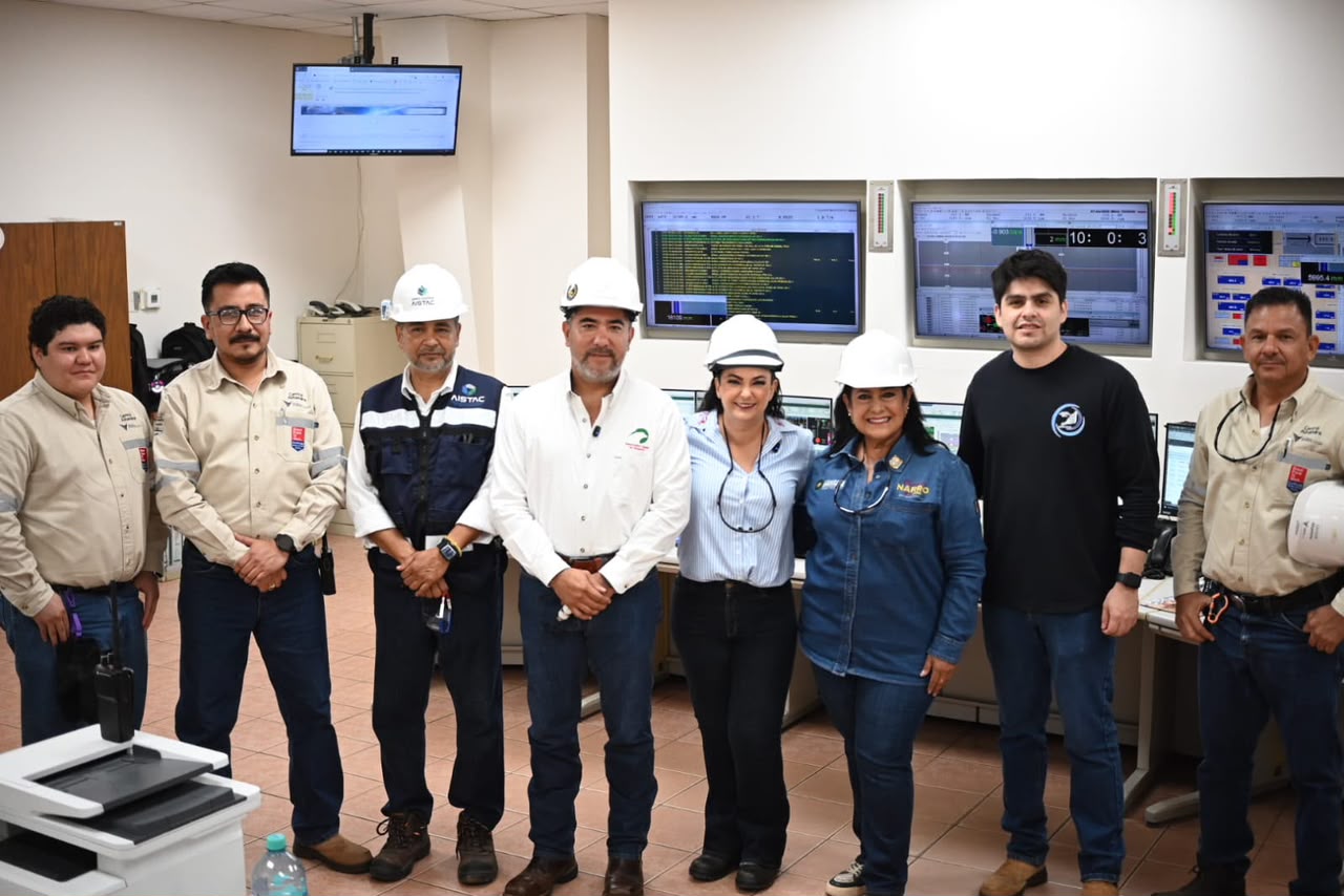 Visita Olga Sosa en Altamira una de las principales plantas generadoras de energía en México