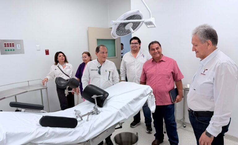 Supervisa secretario de Salud el nuevo Hospital General de Madero para próxima inauguración