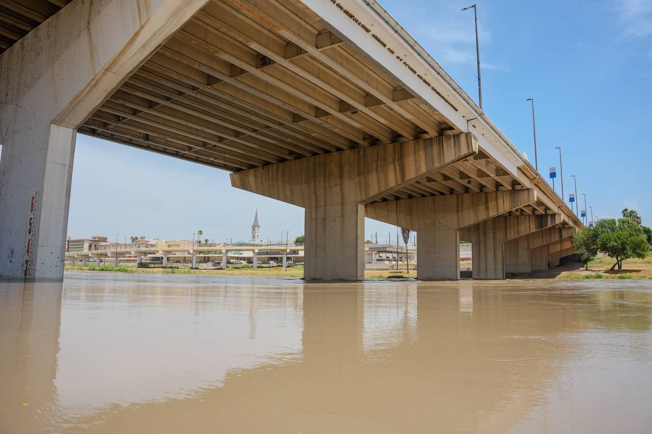 Supervisa Carmen Lilia creciente del Río Bravo y despliega operativo de protección civil