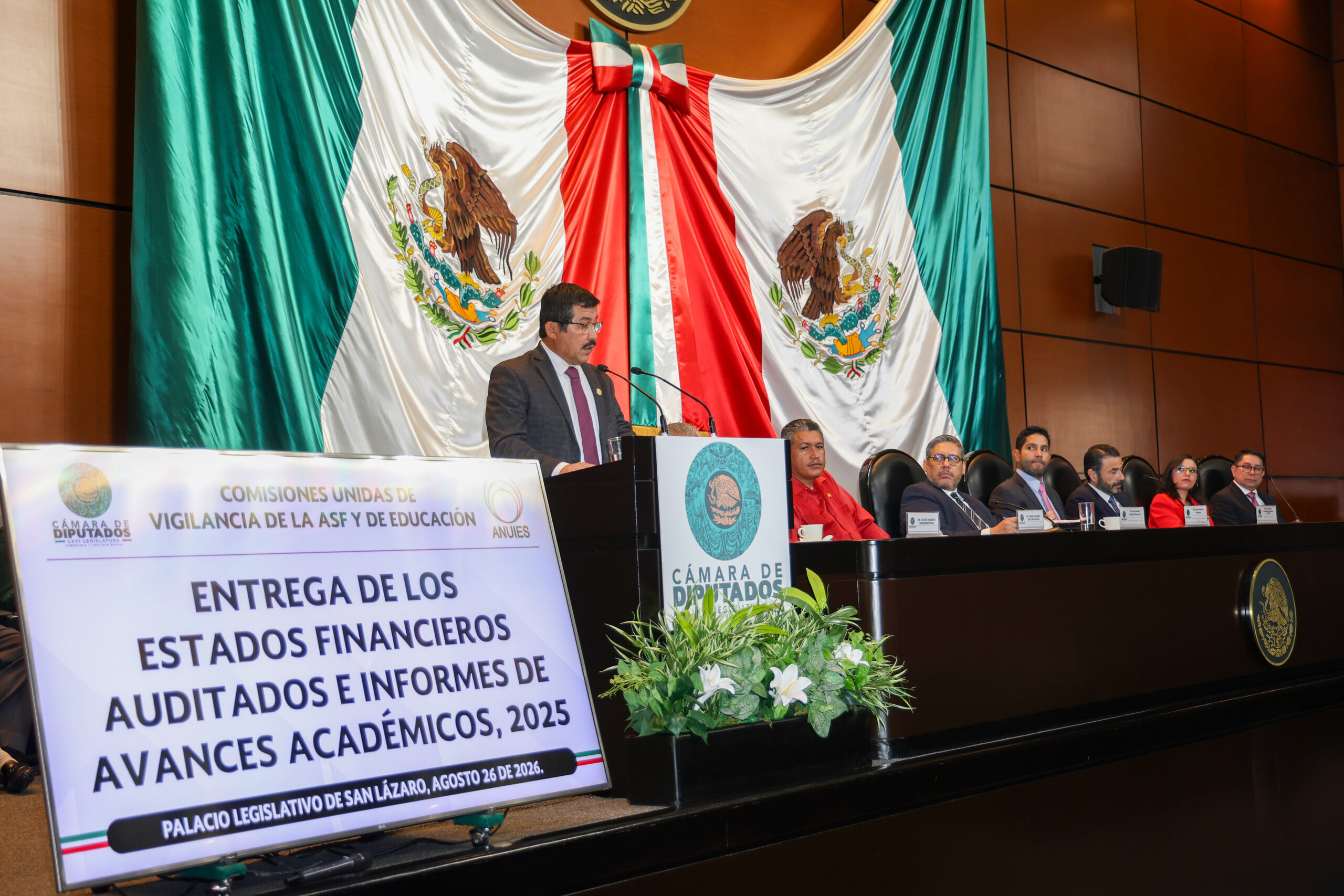 Ante la ANUIES, el rector de la UAT llama al Congreso Federal a sumar alianzas para fortalecer la educación superior