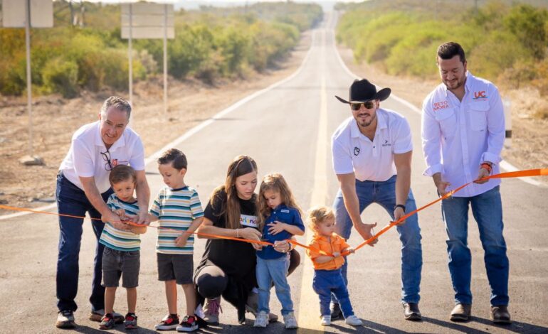 Inauguran carretera para conectar las presas Cerro Prieto y León