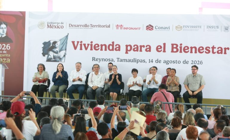 Inicia Claudia Sheinbaum gira por Tamaulipas con entrega de viviendas en Reynosa
