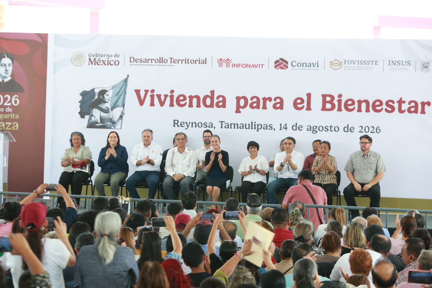 Inicia Claudia Sheinbaum gira por Tamaulipas con entrega de viviendas en Reynosa