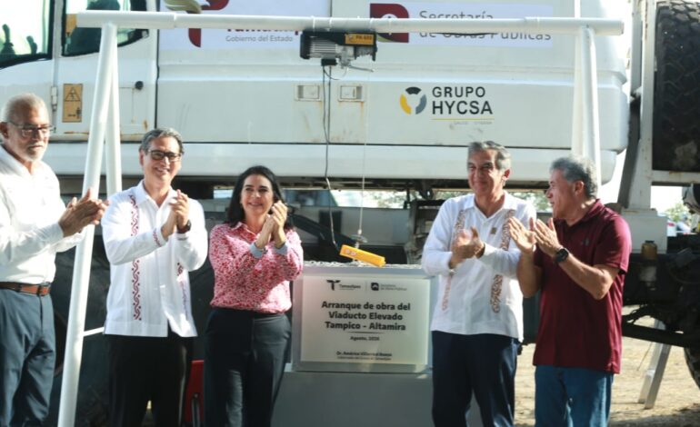 Arranca Américo construcción del viaducto elevado Tampico-Altamira, obra histórica para el sur