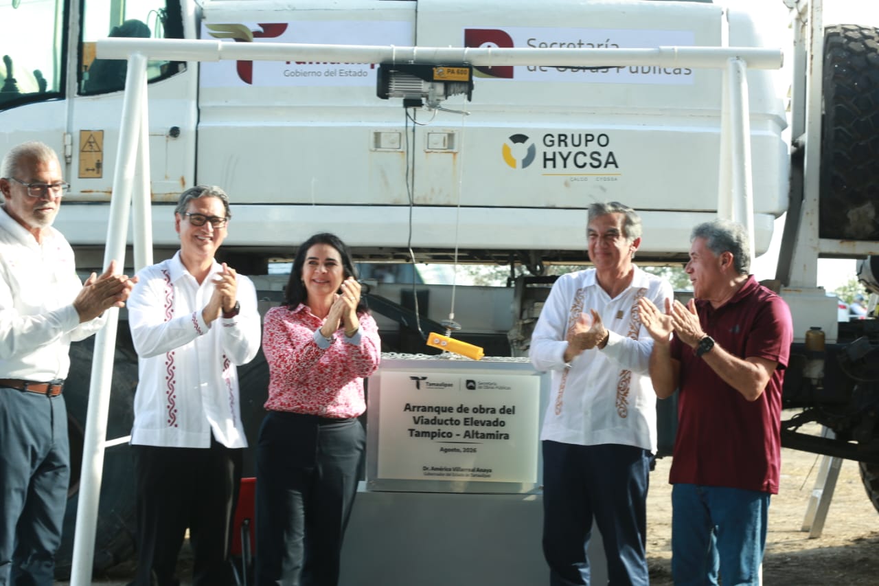 Arranca Américo construcción del viaducto elevado Tampico-Altamira, obra histórica para el sur