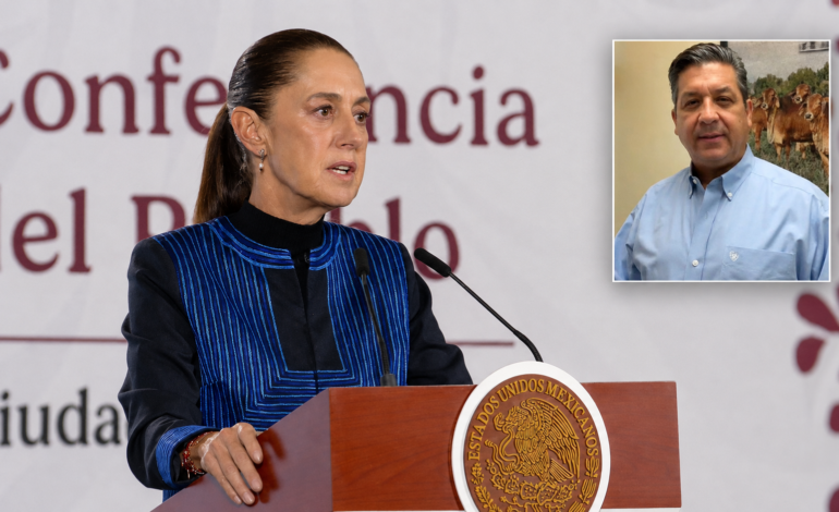 Sheinbaum insiste: Cabeza de Vaca es prófugo de la justicia