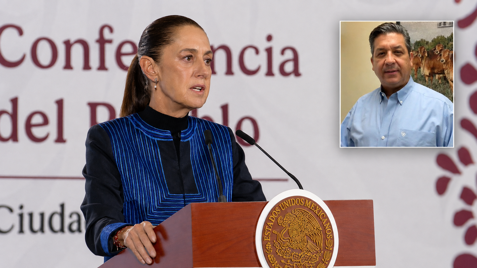 Sheinbaum insiste: Cabeza de Vaca es prófugo de la justicia