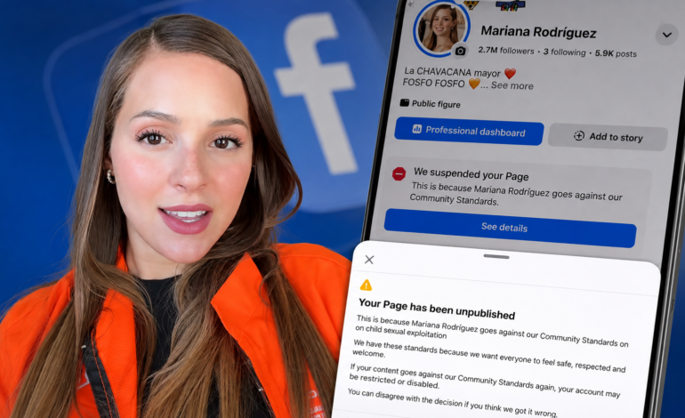 Eliminan Facebook de Mariana Rodríguez; acusa a “la vieja política”