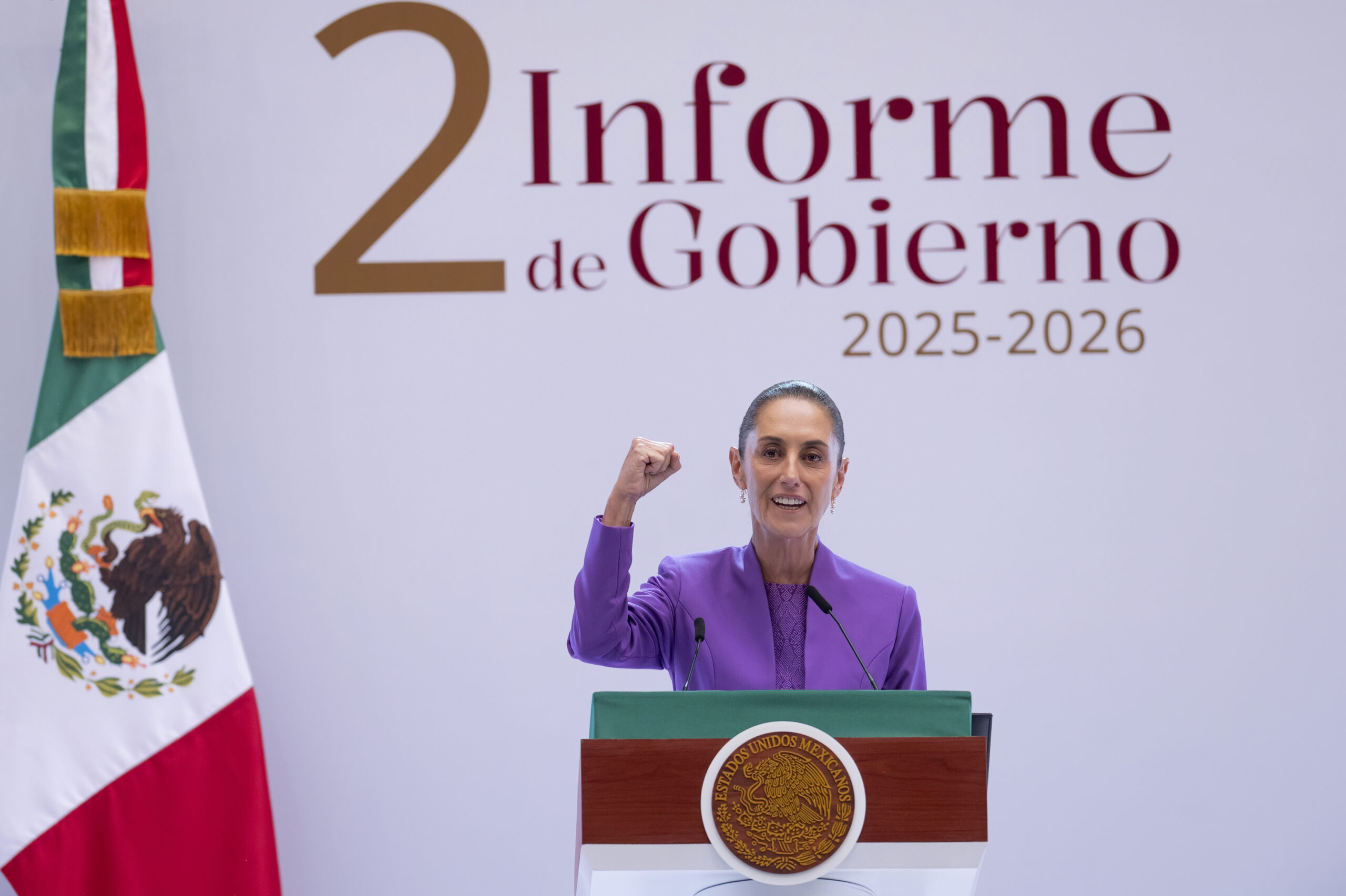 Claudia Sheinbaum rinde su Segundo Informe: Vamos bien y tenemos rumbo