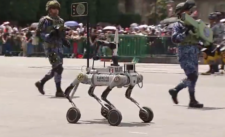 Xólotl, el perro robot del Ejército que entra primero para proteger vidas