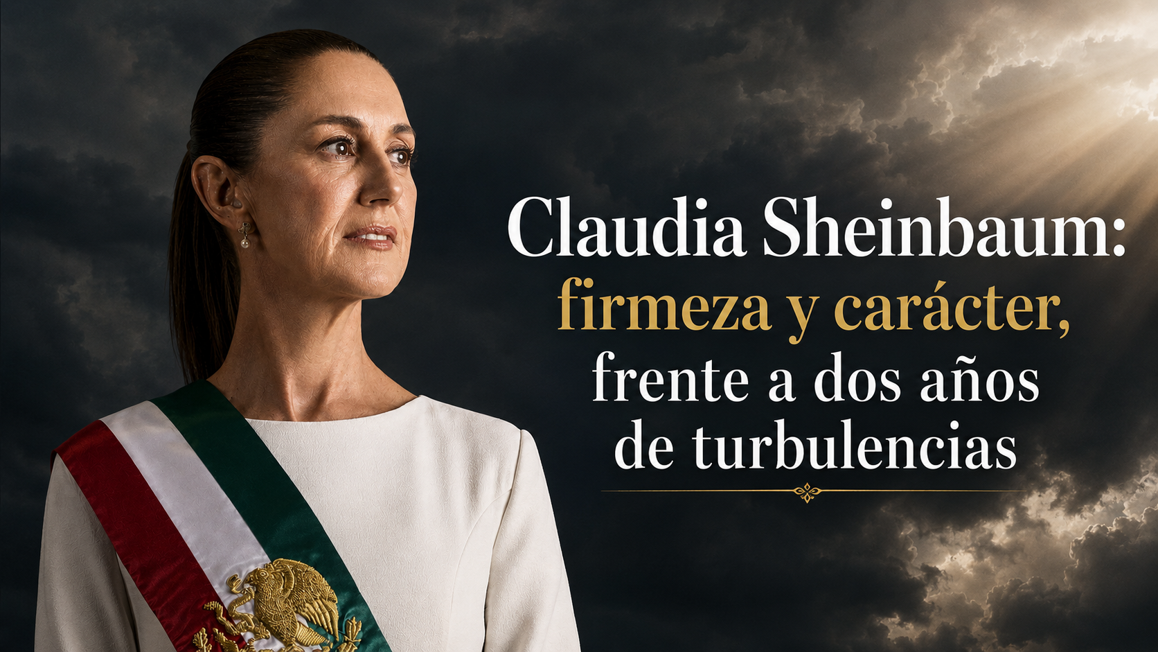 Claudia Sheinbaum: firmeza y carácter frente a dos años de turbulencias