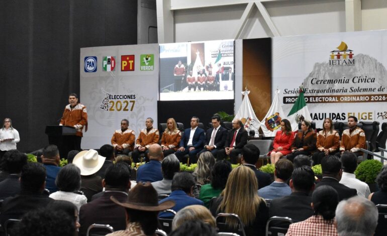Promete IETAM imparcialidad y firmeza al arrancar proceso electoral 2026-2027
