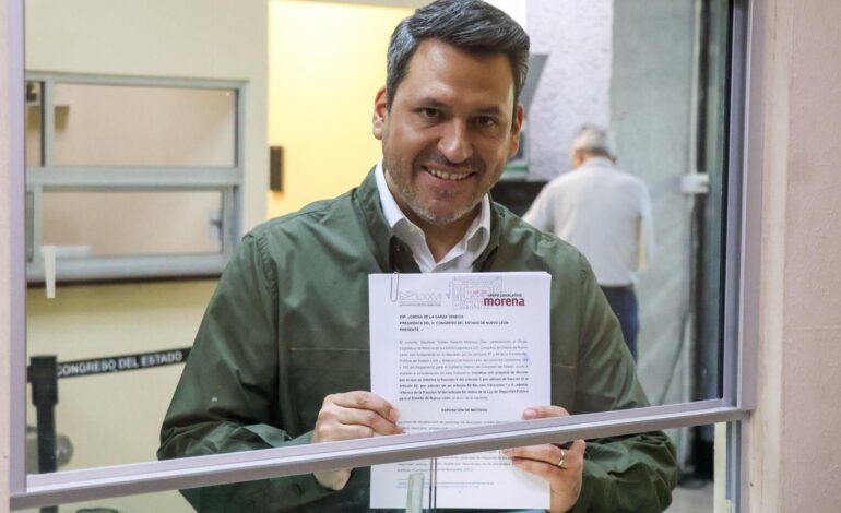 Morena nacional designa a Tomás Montoya coordinador de diputados en NL