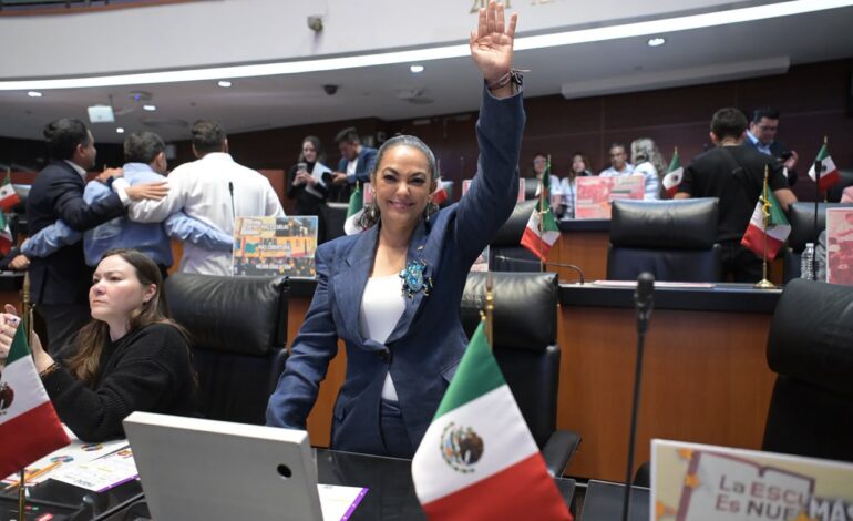 Suma Olga Sosa su quinta iniciativa aprobada por el pleno del Senado