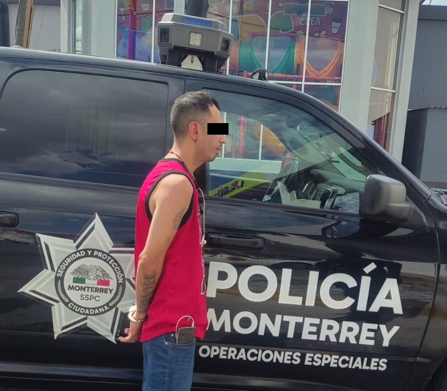 Detienen en Monterrey a hombre con orden de aprehensión por robo en Tamaulipas